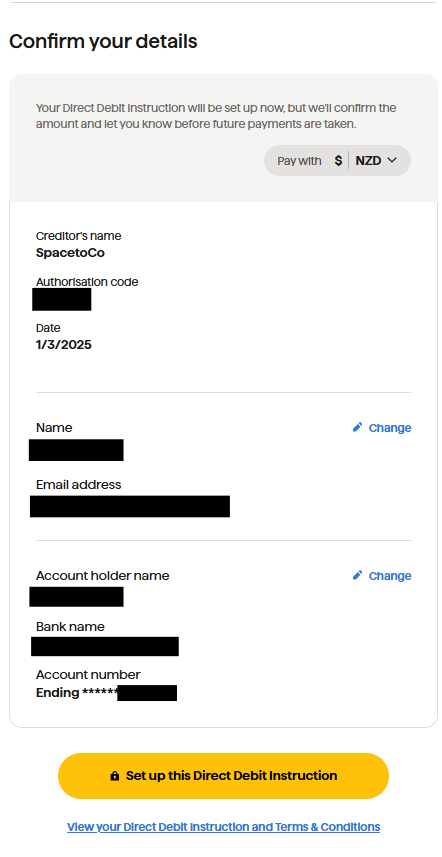 GoCardless NZ confirm